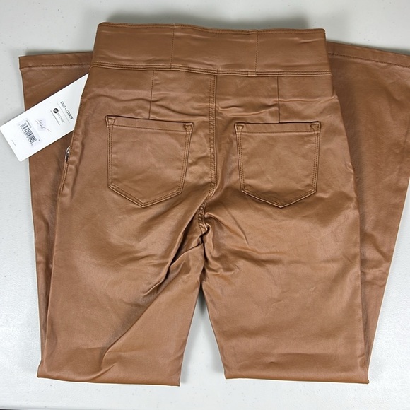 Coco + Carmen Zoey Zip‎ Faux STRETCH Flare - Cognac NWT - Picture 9 of 16
